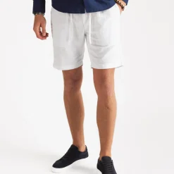 Linen Shorts White