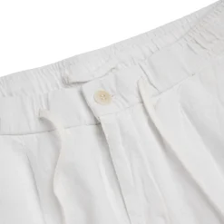 Linen Shorts White