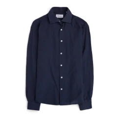 Luca Linen Shirt Navy
