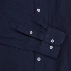 Luca Linen Shirt Navy