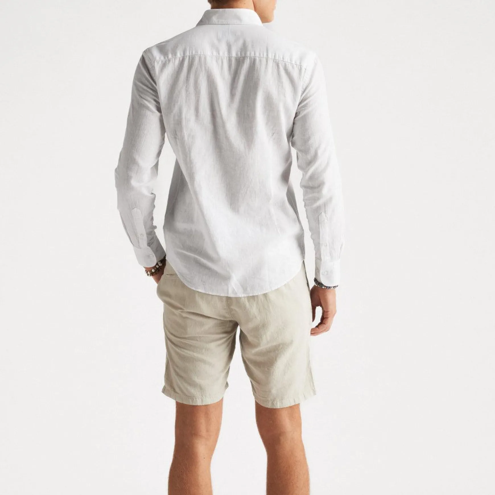 Luca Linen Shirt White