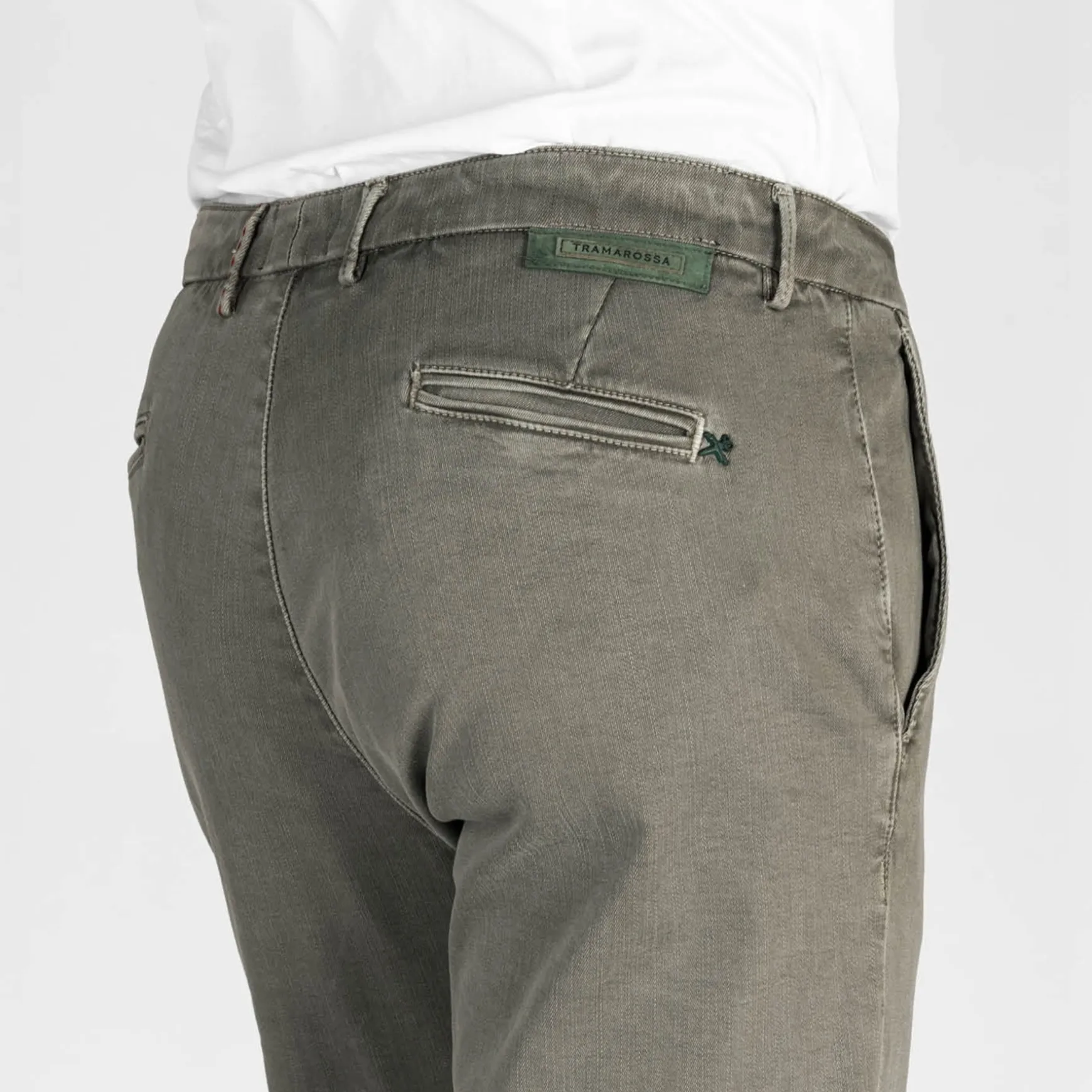 Luis Stretch Gabardine Chino Aloe