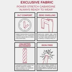 Luis Stretch Gabardine Chino Aloe