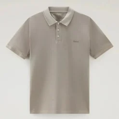 Mackinack Stretch Cotton Polo Sand