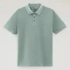 Mackinack Stretch Cotton Polo Sage