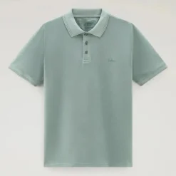 Mackinack Stretch Cotton Polo Sage