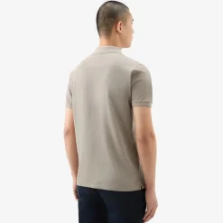 Mackinack Stretch Cotton Polo Sand