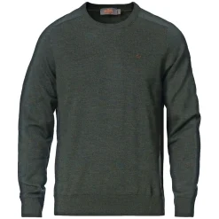 Merino O-Neck Olive