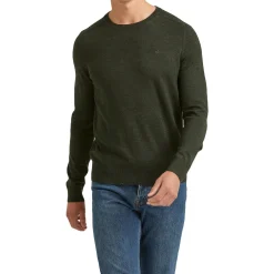 Merino O-Neck Olive