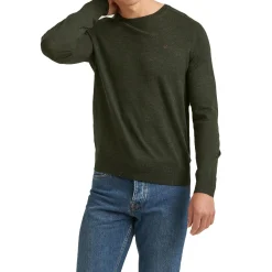 Merino O-Neck Olive