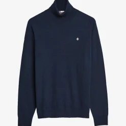 Merino Roller Neck Navy
