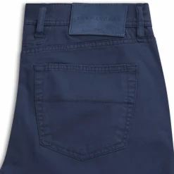 Michelangelo 5-pocket Bull Cotton Trousers Blue