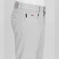 Michelangelo Stretch Gabardine 5-pocket Sea Foam