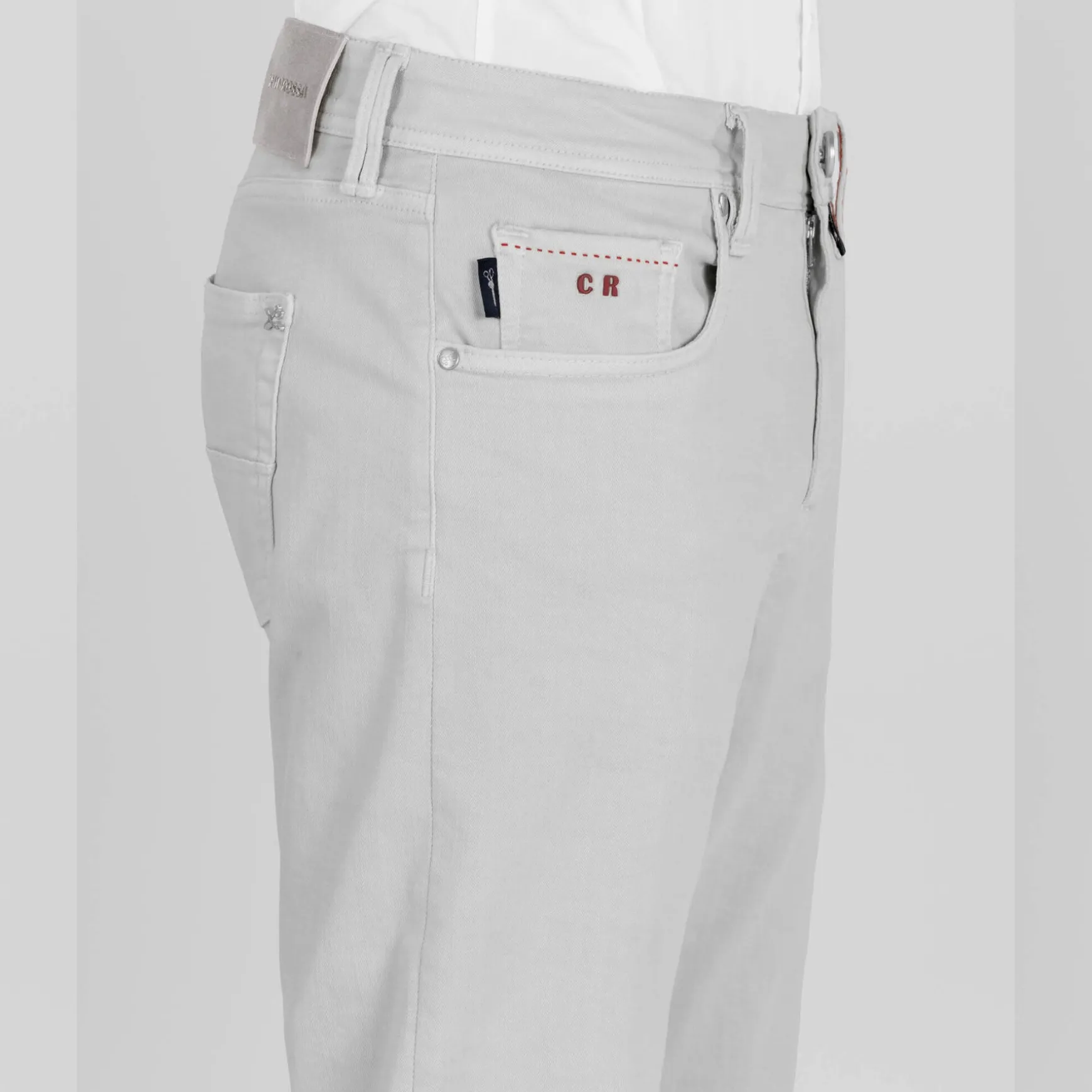 Michelangelo Stretch Gabardine 5-pocket Sea Foam