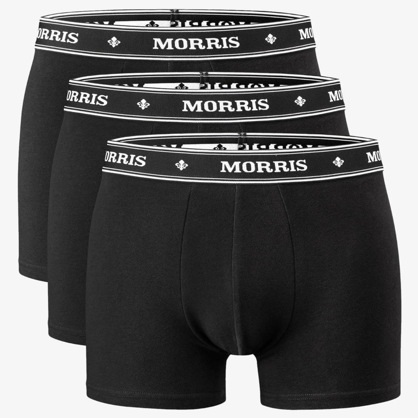 Morris Boxer Brief 3-pack Black