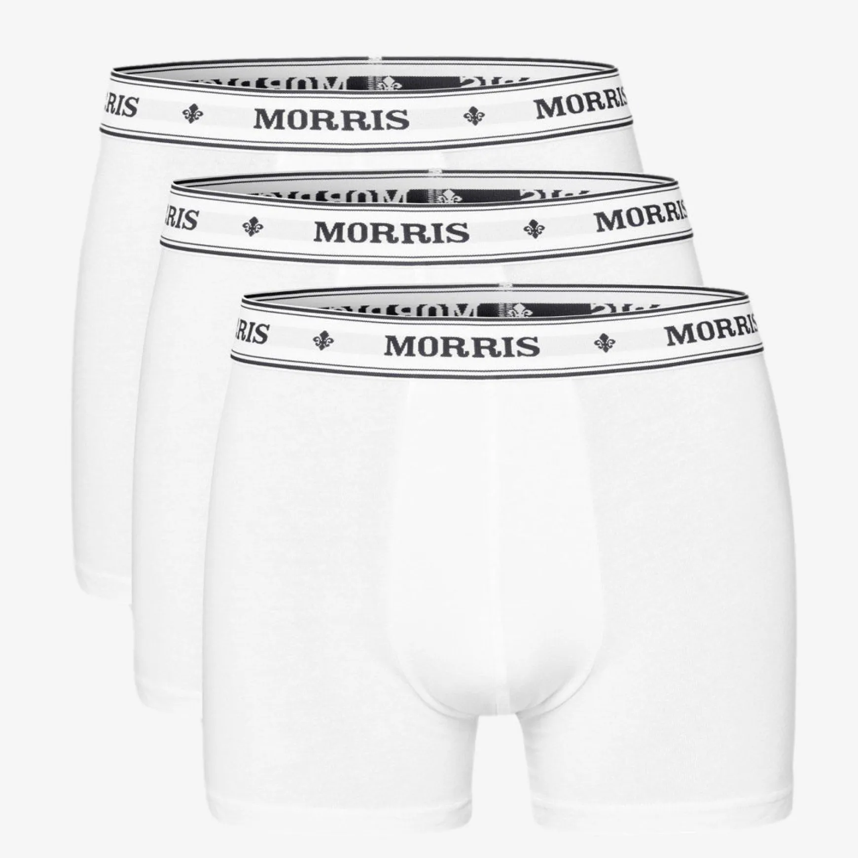 Morris Boxer Brief 3-pack White