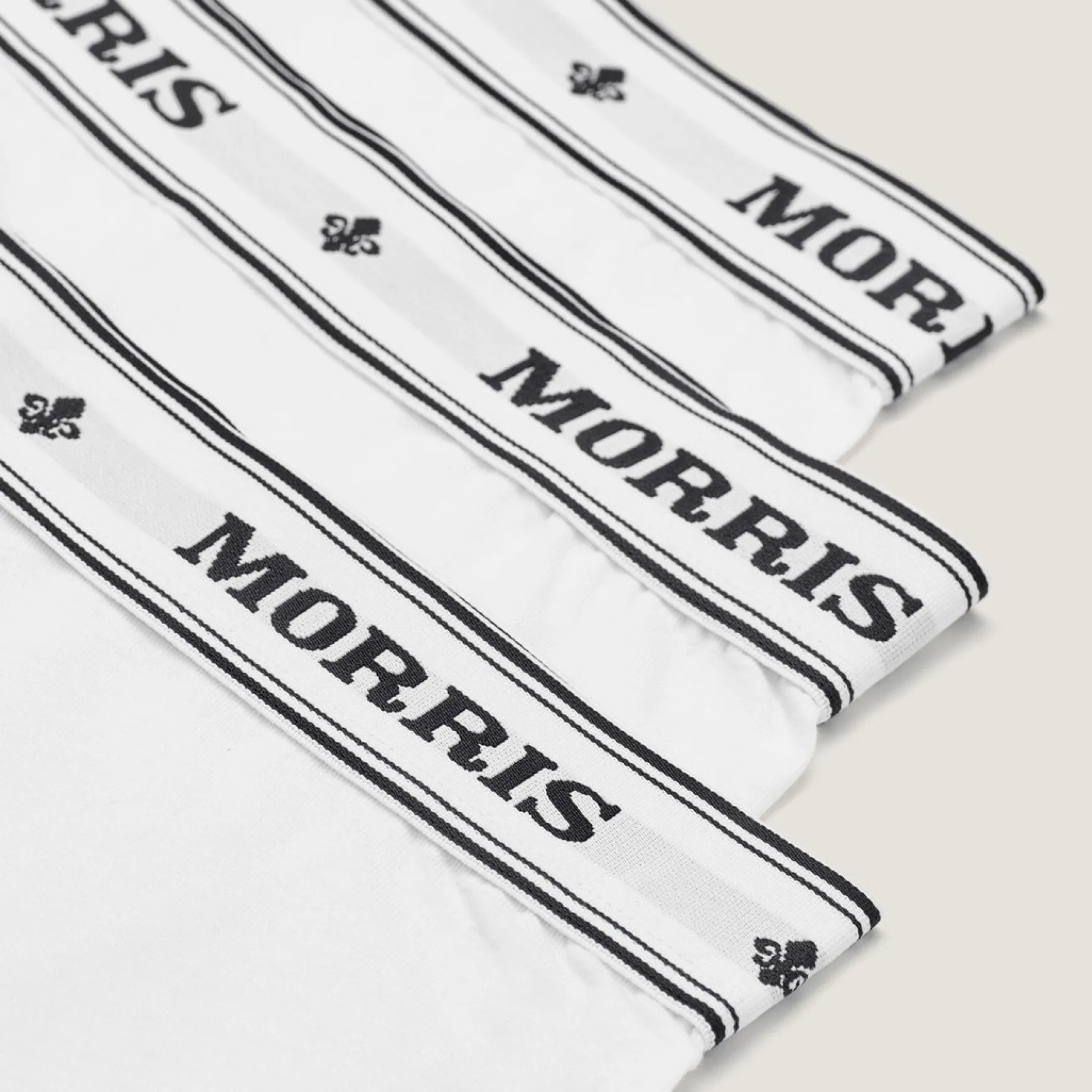 Morris Boxer Brief 3-pack White