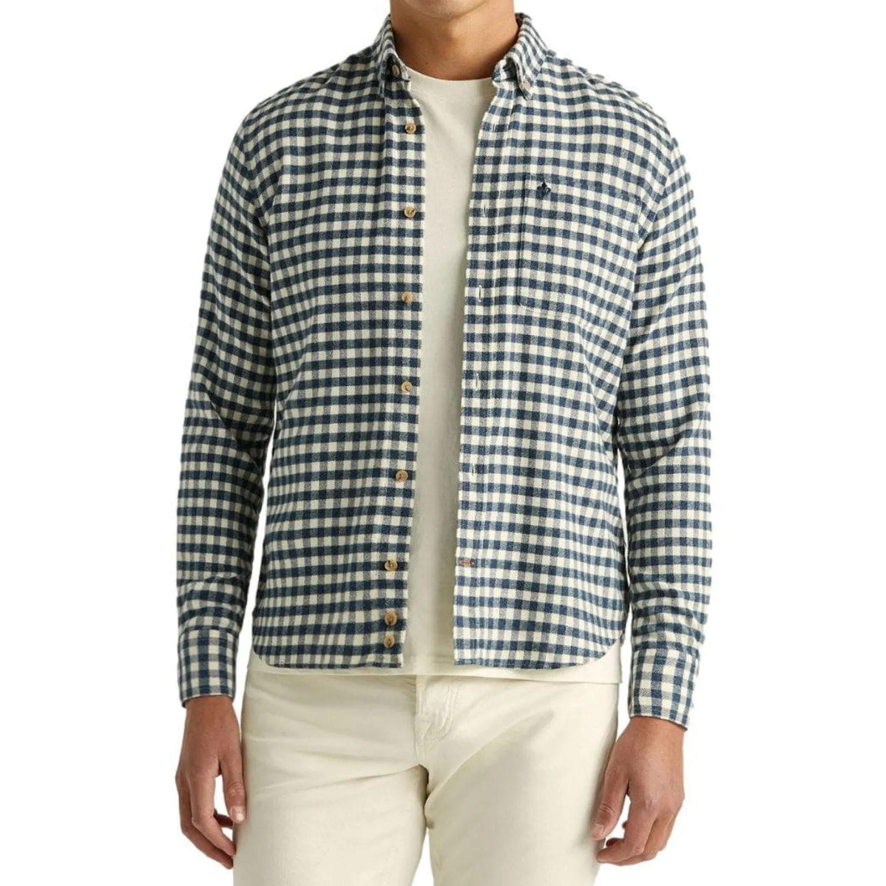 Multicheck Flannel Shirt Blue