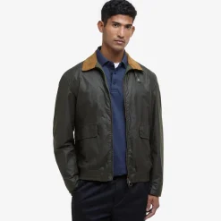 Newbury Wax Jacket Olive