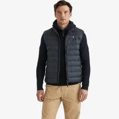 Norfolk Liner Vest Blue