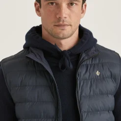 Norfolk Liner Vest Blue
