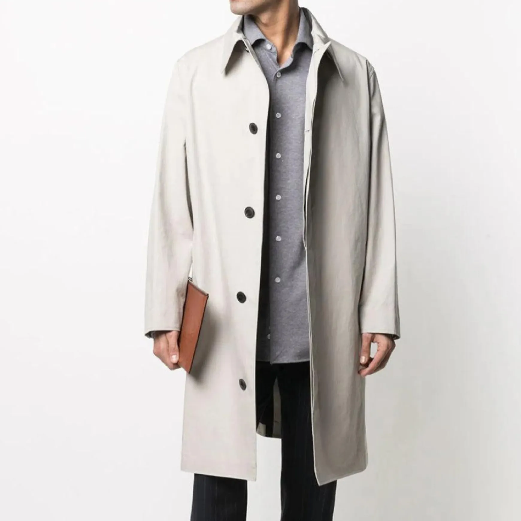 Orian Active Stretch Shirt Grey