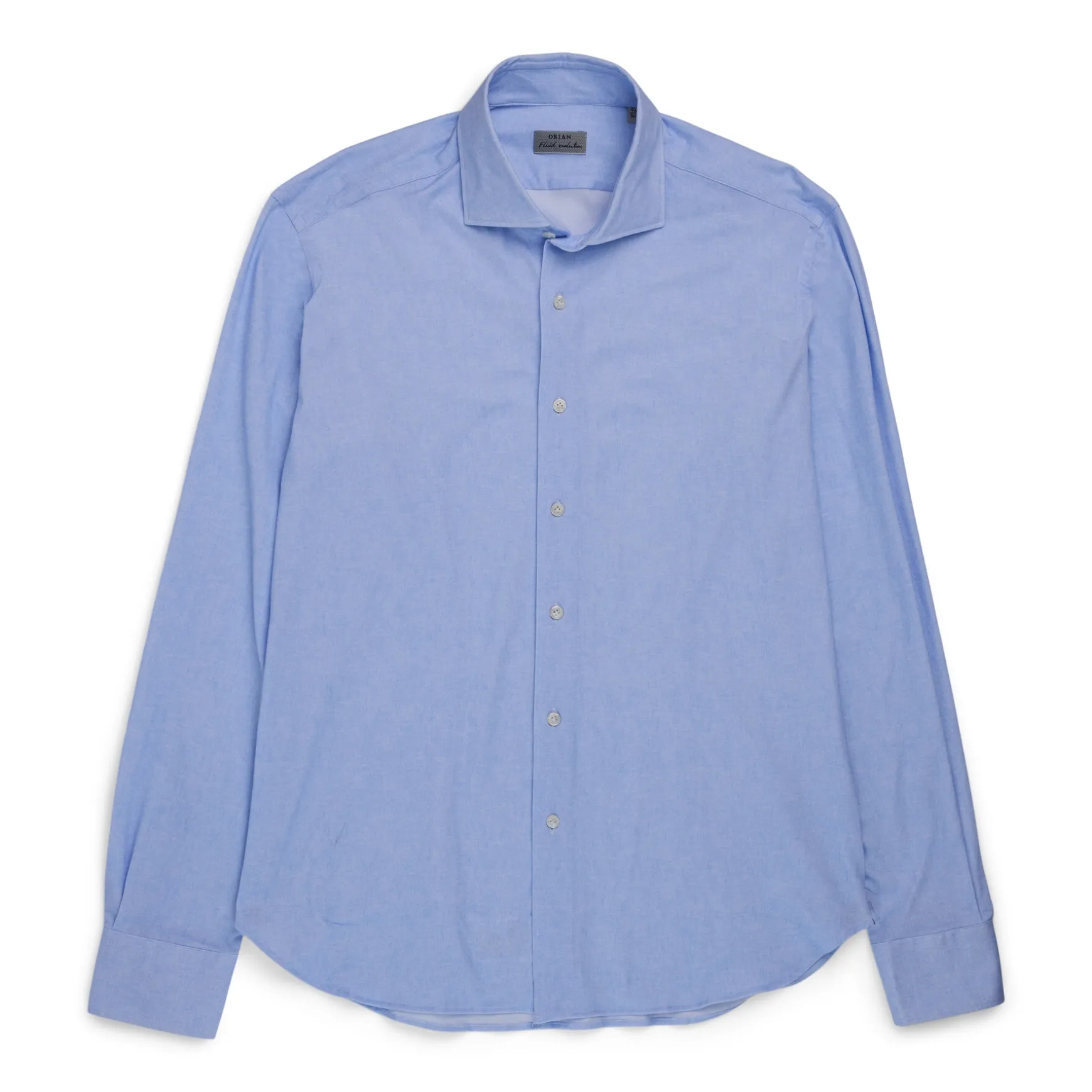 Orian Cotton Stretch Shirt Light Blue