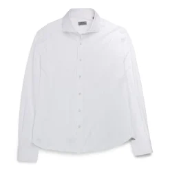 Orian Cotton Stretch Shirt White