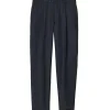 Philip Pinstripe Suit Trousers Navy