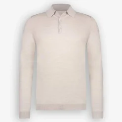Picerno Polo Long Sleeve Stone
