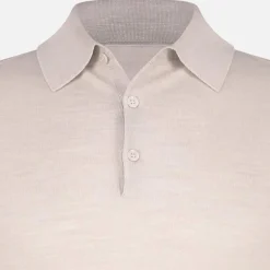 Picerno Polo Long Sleeve Stone