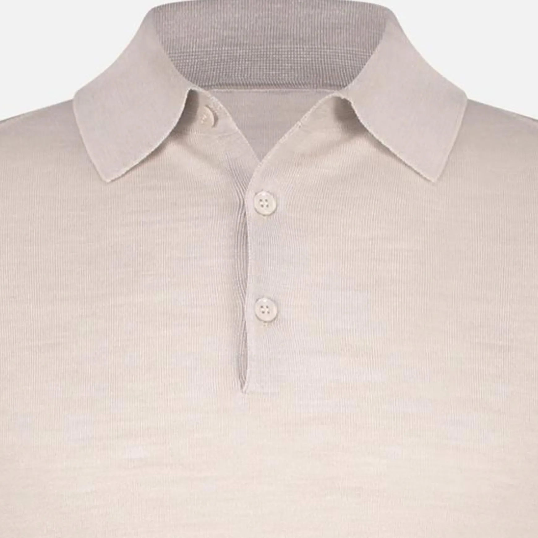 Picerno Polo Long Sleeve Stone