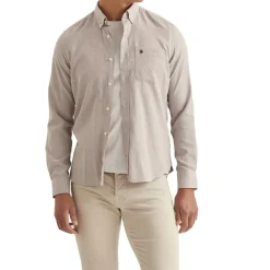 Piqué Washed Shirt Brown