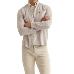 Piqué Washed Shirt Brown