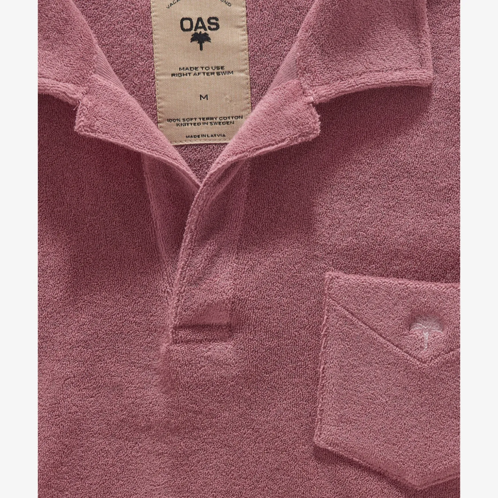 Polo Terry Shirt Dusty Plum