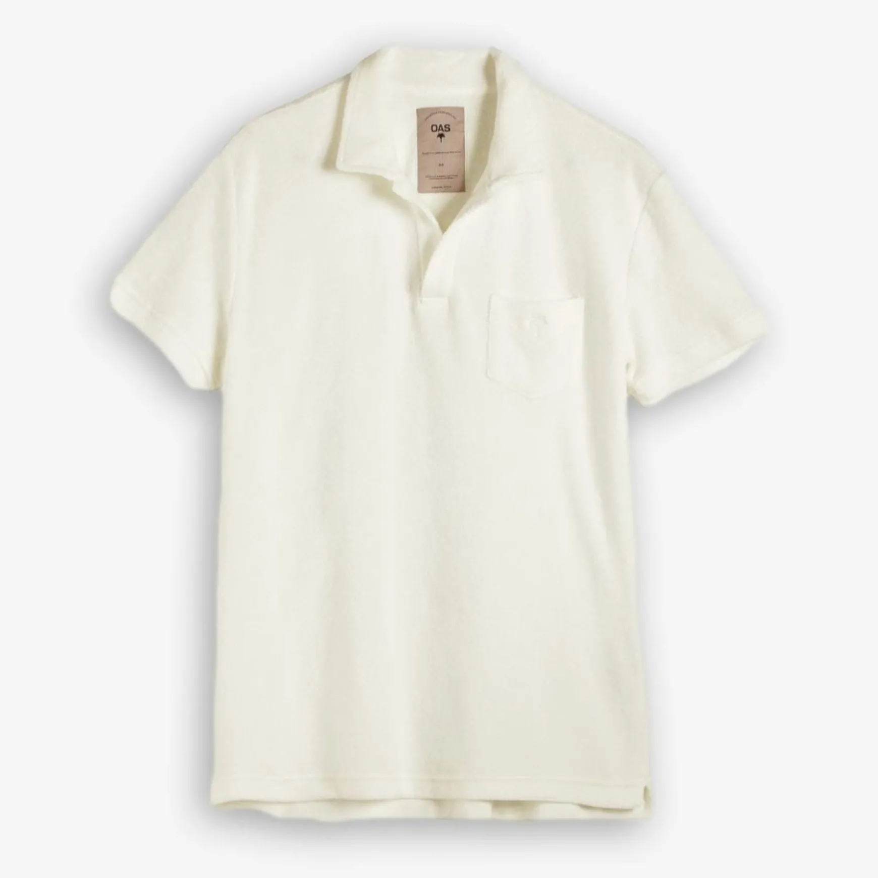 Polo Terry Shirt White