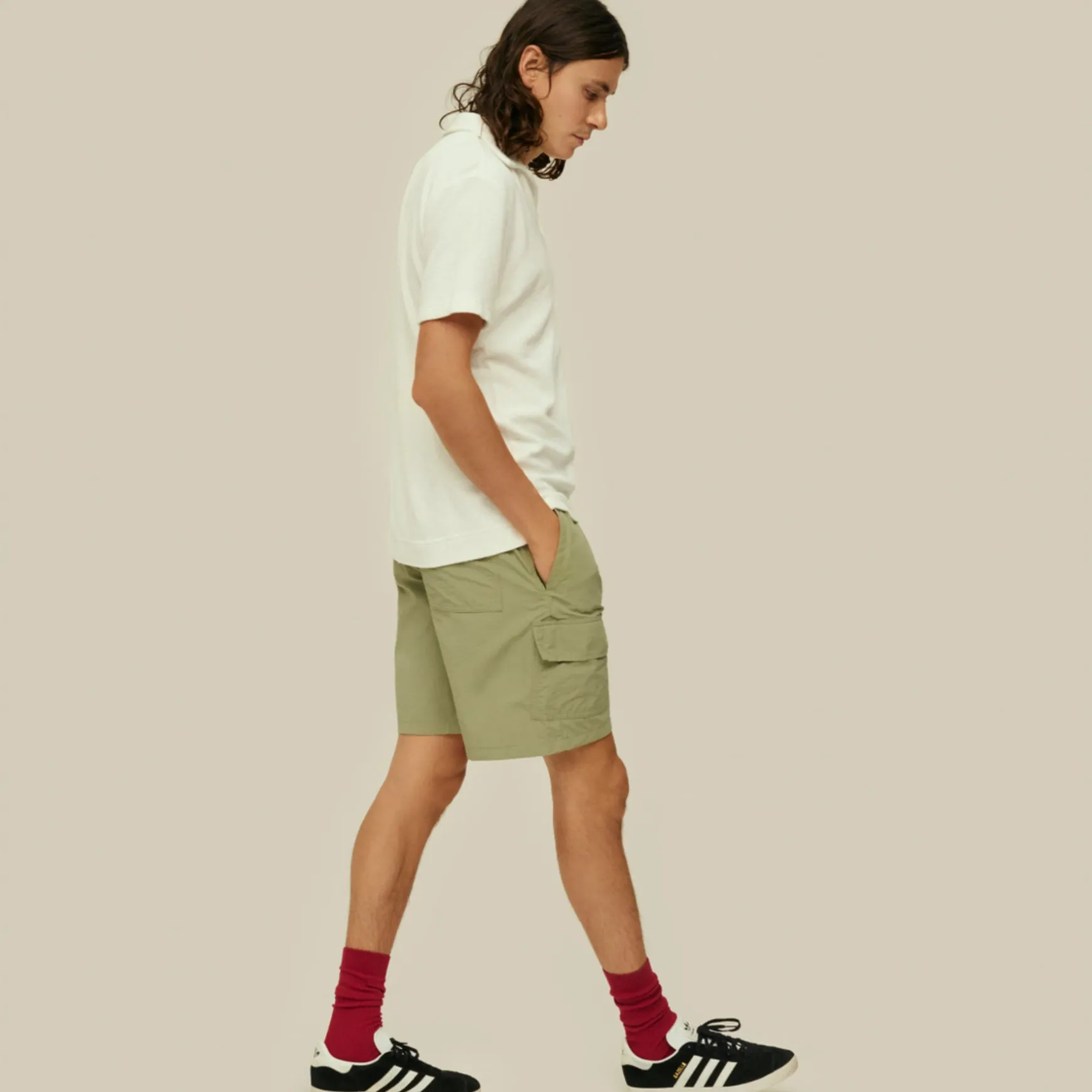 Polo Terry Shirt White