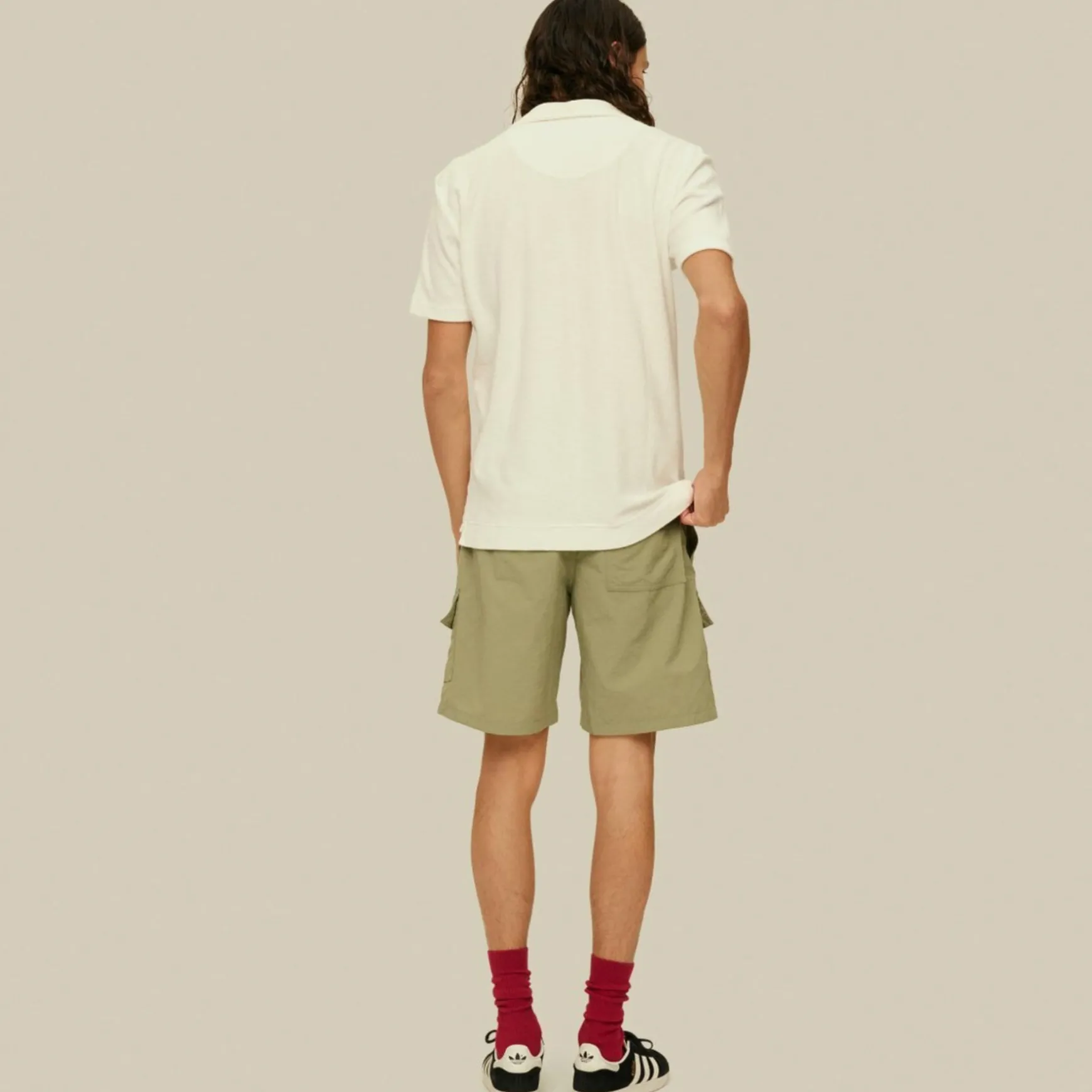 Polo Terry Shirt White