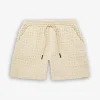 Porto Waffle Shorts Ecru