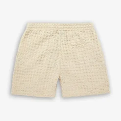Porto Waffle Shorts Ecru