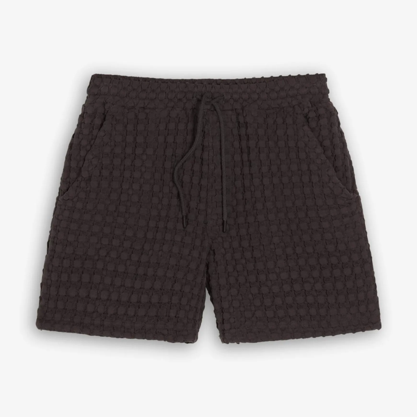 Porto Waffle Shorts Nearly Black