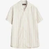 Printed Short Sleeve Shirt Offwhite