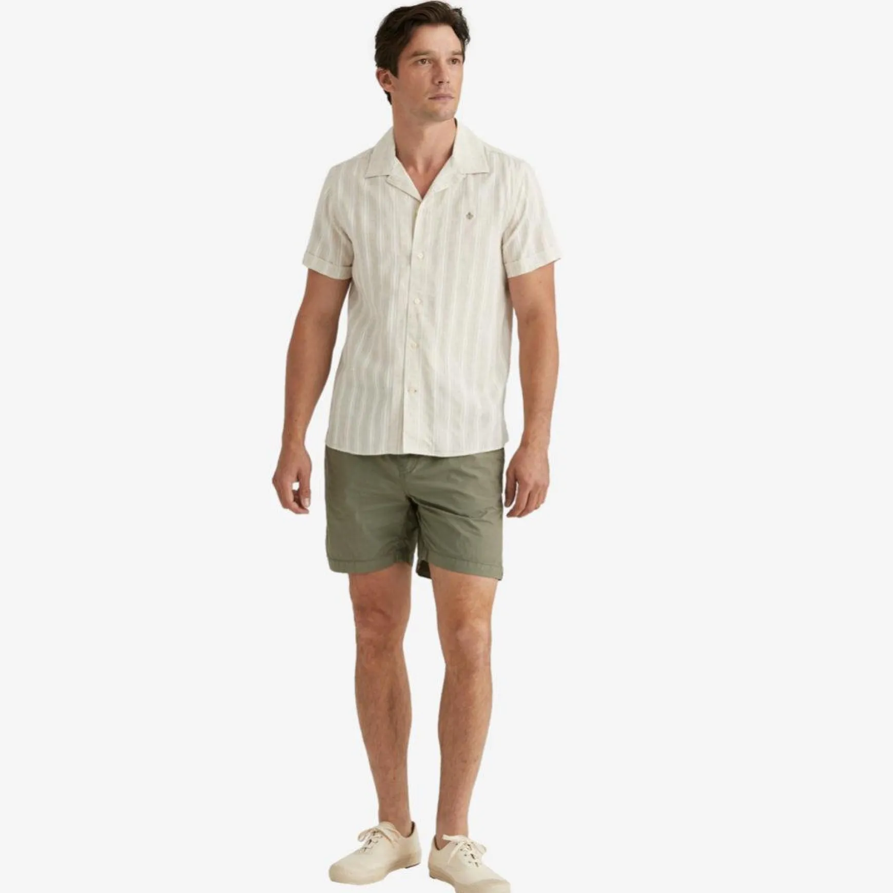 Printed Short Sleeve Shirt Offwhite