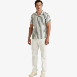 Printed Short Sleeve Shirt Blue