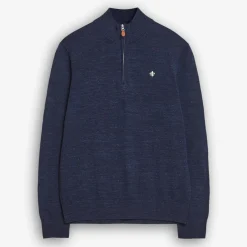 Randall Cotton Half Zip Navy