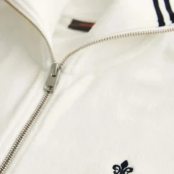 Reedford Terry Zip Cardigan Offwhite