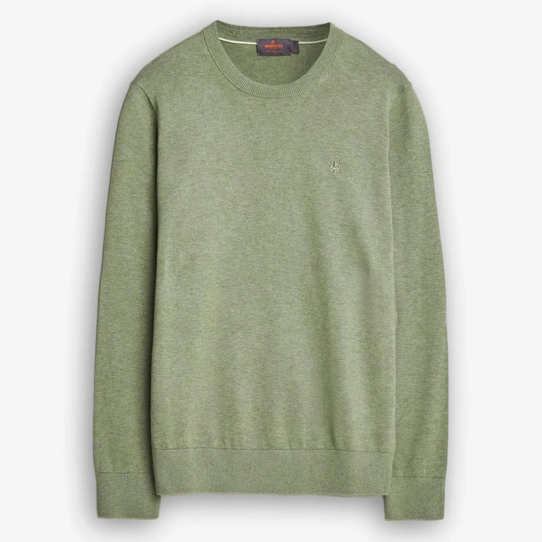Riley Cotton O-Neck Olive