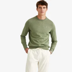 Riley Cotton O-Neck Olive