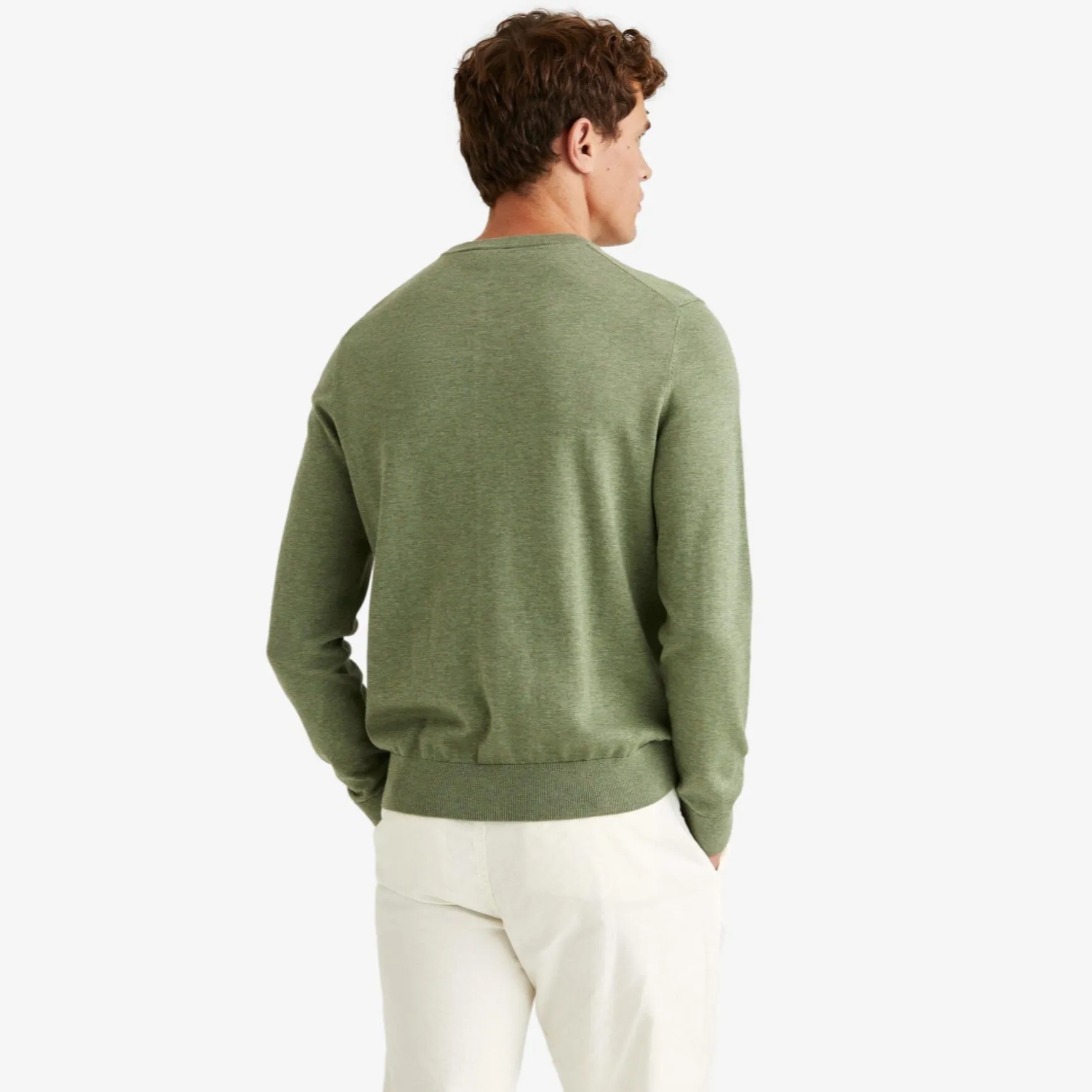 Riley Cotton O-Neck Olive