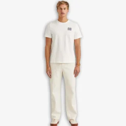 Seaton Mixed Tee White